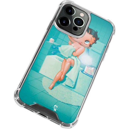 Betty Boop Bathing iPhone 14 Pro Clear Case